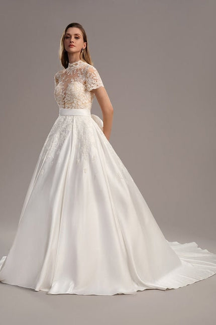 Robe de Soirée Lueur Satinée - gallery 2