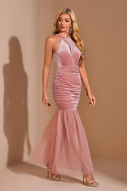 Robe De Soirée Rose Fushia - gallery 5