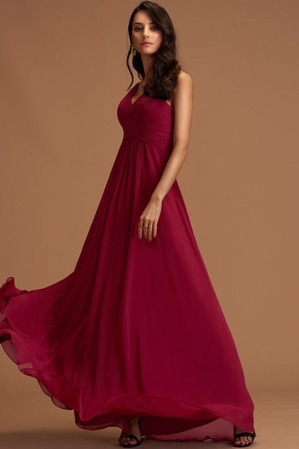 Robe de Soirée Rouge Velours - gallery 1
