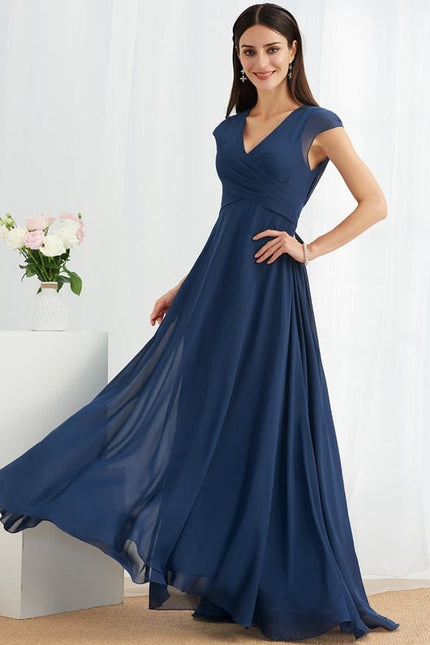 Robe de Soirée Bleu Aérien