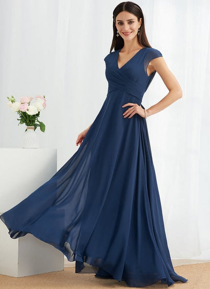 Robe de Soirée Bleu Aérien
