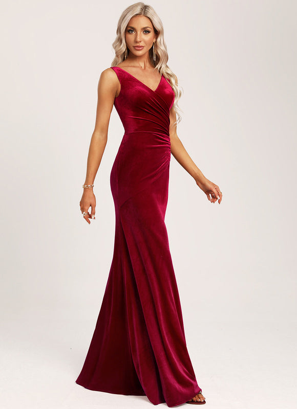Robe de Soirée Velours Couture - gallery 2