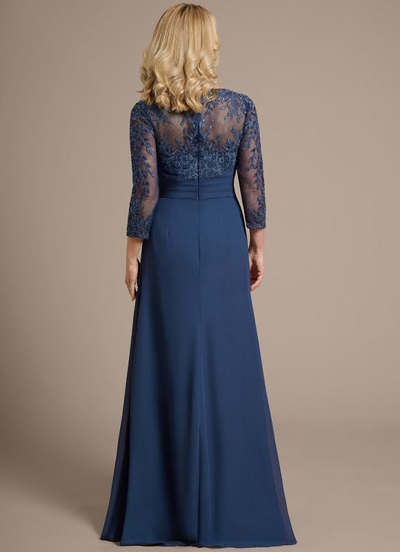 Robe de Soirée Bleu Élégant - gallery 4