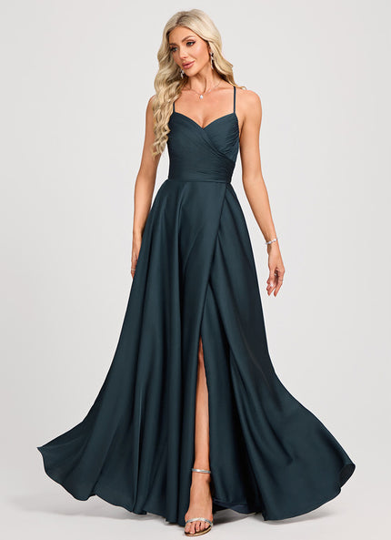 Robe de Soirée Envolée De Satin