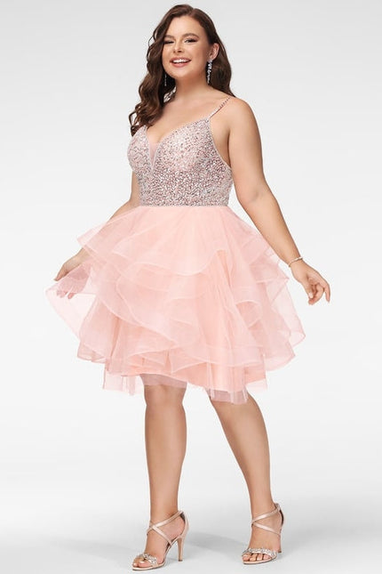 Robe de Soirée Rêve Poudré - gallery 5