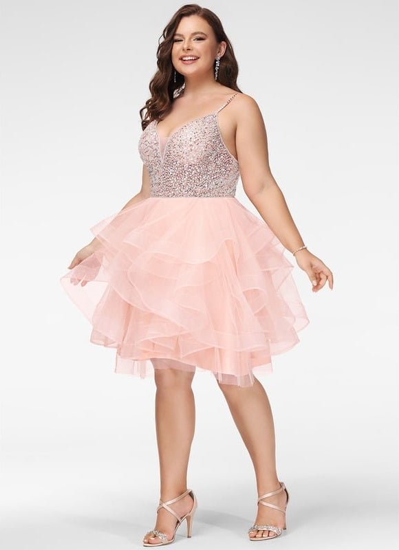 Robe de Soirée Rêve Poudré - gallery 5