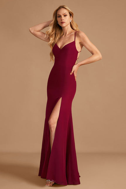 Robe de Soirée Rouge Intense Élégance - gallery 4