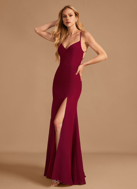 Robe de Soirée Rouge Intense Élégance - gallery 4