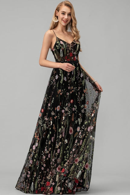 Robe de Soirée Floral Chic Couture