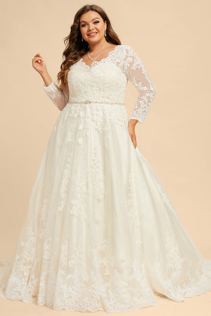 Robe de Soirée Écrue Enchantée - gallery 9