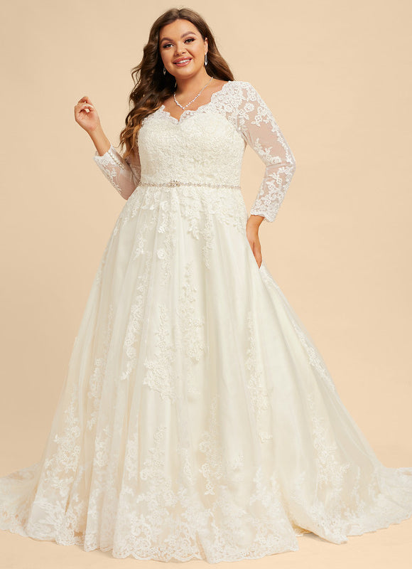 Robe de Soirée Écrue Enchantée - gallery 9
