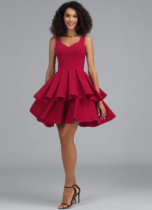 Robe de Soirée Rouge Festif
