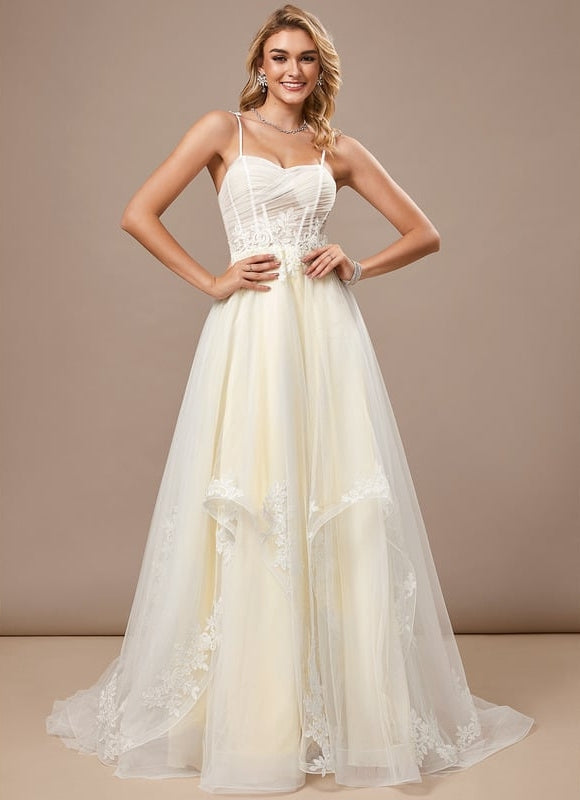 Robe de Soirée Tulle Aérienne - gallery 3