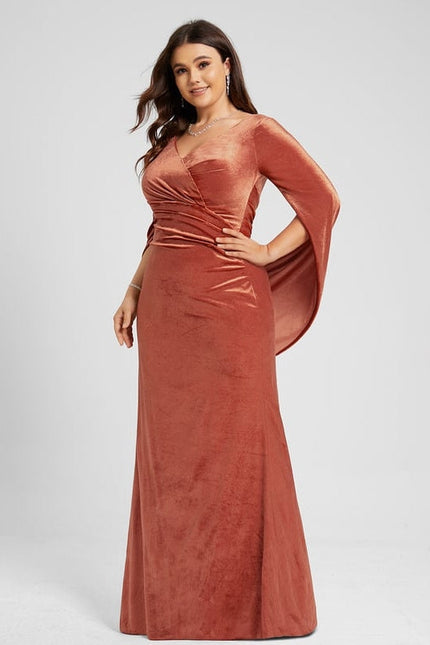 Robe de Soirée Velours Aurora - gallery 9