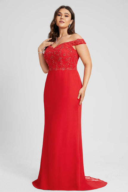 Robe de Soirée Rouge Glamour - gallery 8