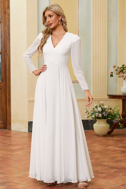 Robe de Soirée Fluide Éthérée - gallery 1