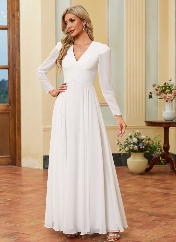 Robe de Soirée Fluide Éthérée - gallery 1