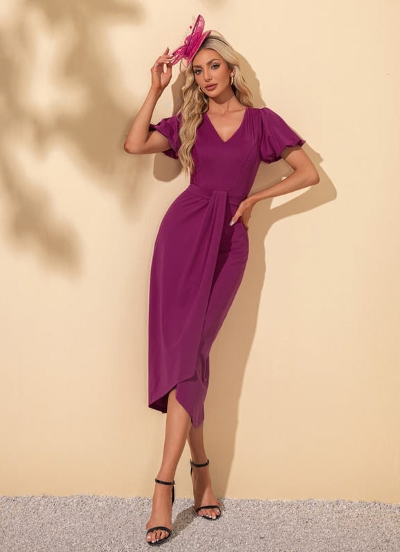Robe de Soirée Violet Éthéré - gallery 1