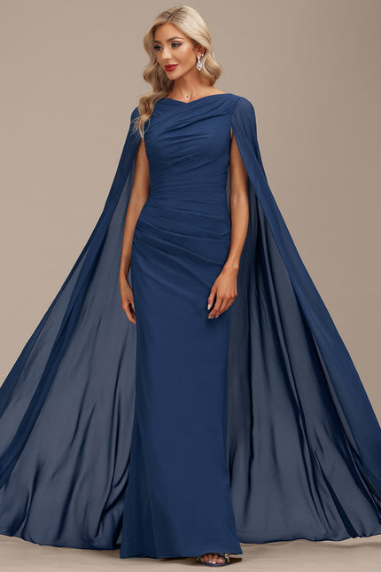 Robe de Soirée Fluide Marine