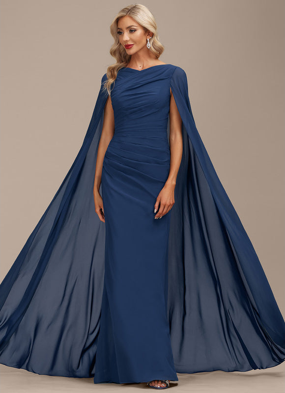 Robe de Soirée Fluide Marine