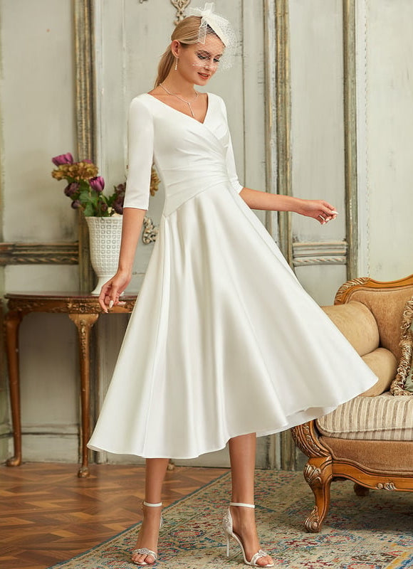 Robe de Soirée Éclatante Satinée