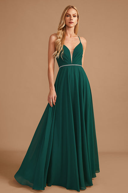 Robe de Soirée Émeraude Lustrale - gallery 1