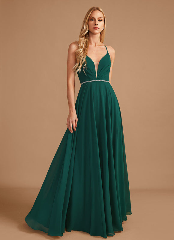 Robe de Soirée Émeraude Lustrale - gallery 1