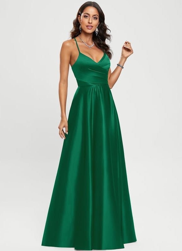 Robe de Soirée Satin Éclairée - gallery 9