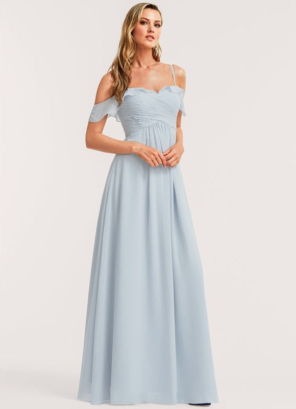 Robe de Soirée Légère Ciel