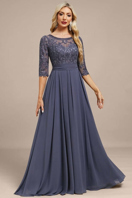 Robe de Soirée Sérénité Nuit - gallery 4