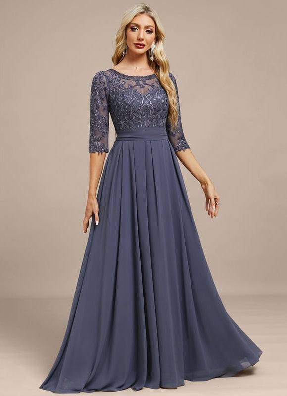 Robe de Soirée Sérénité Nuit - gallery 4