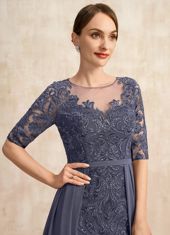 Robe de Soirée Élégance Marine Cristalline - gallery 5