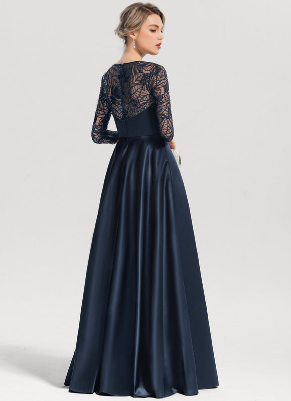 Robe de Soirée Satin Éclipse - gallery 2