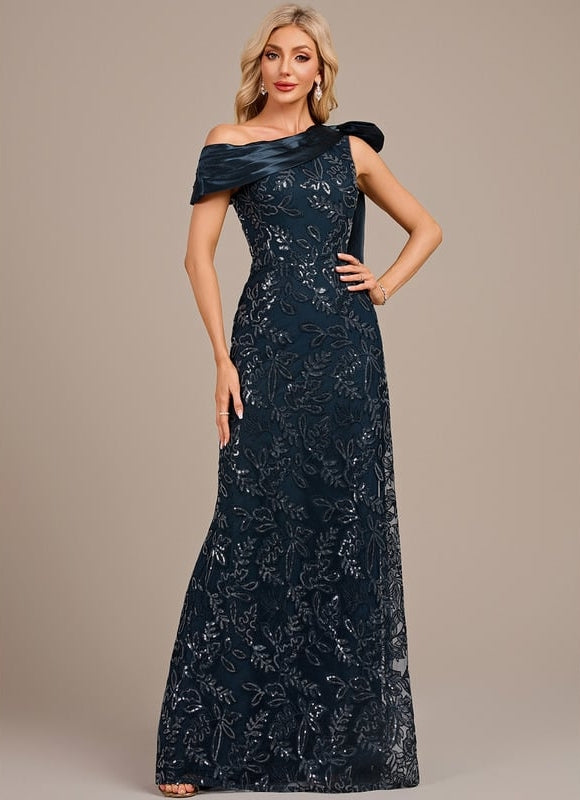 Robe De Soirée Longue Élégante Manche Longue - gallery 4