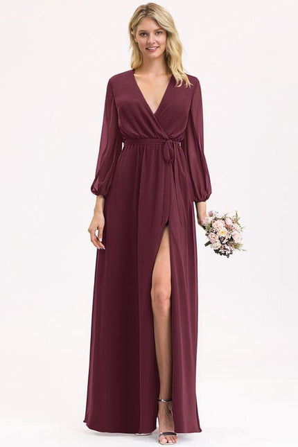 Robe de Soirée Rouge Velours Élégant - gallery 6