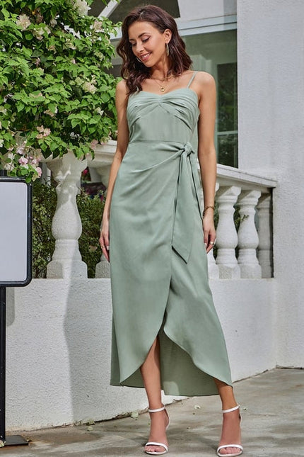 Robe De Soirée Droite Mi Longue - gallery 5