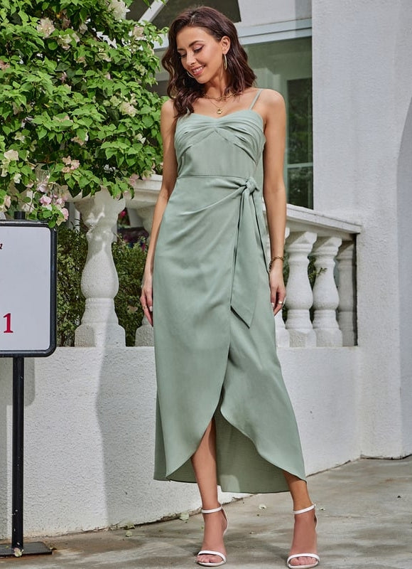 Robe De Soirée Droite Mi Longue - gallery 5