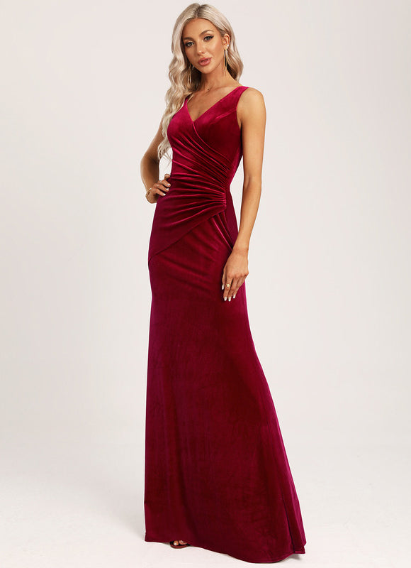 Robe de Soirée Velours Couture - gallery 1