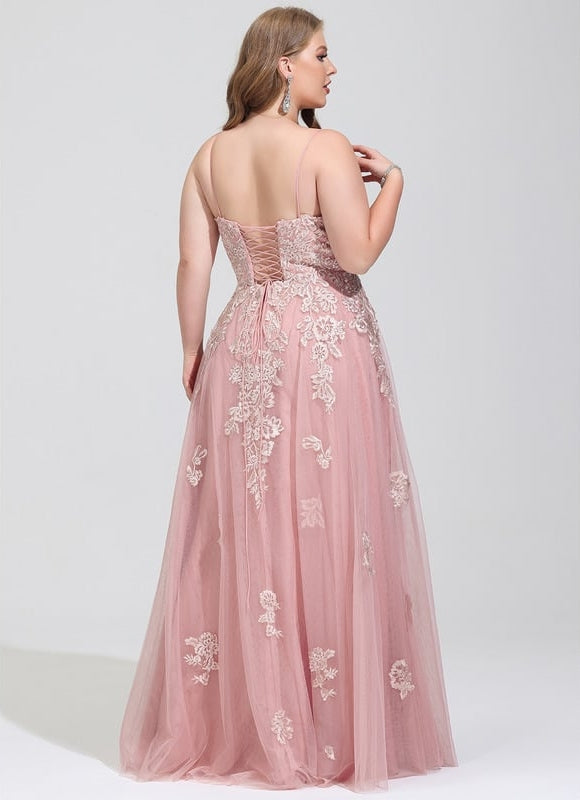 Robe de Soirée Rêve Rosé Tulle - gallery 5