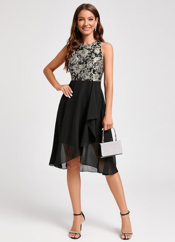 Robe de Soirée Éclatante Noir - gallery 2