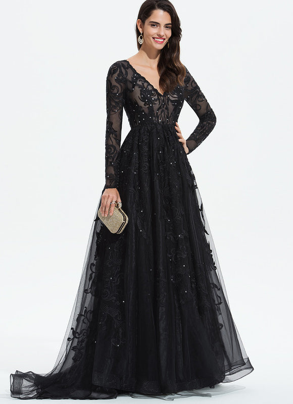 Robe de Soirée Éclat Noir - gallery 2