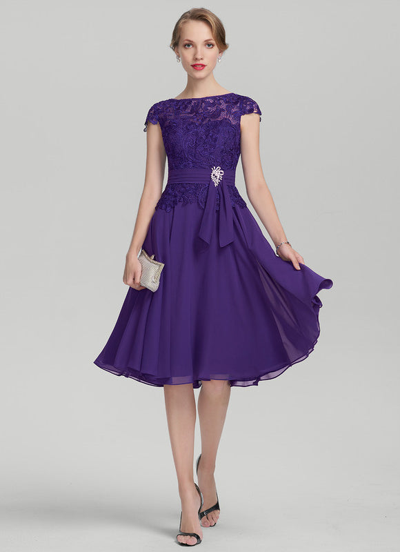 Robe de Soirée Violet Enchanté - gallery 1