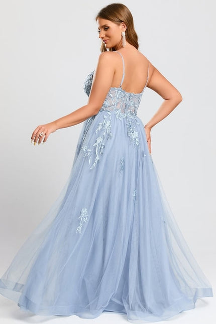 Robe de Soirée Céleste Fleurie - gallery 9