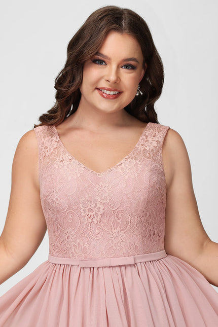 Robe de Soirée Rêve De Rose Poudrée - gallery 5