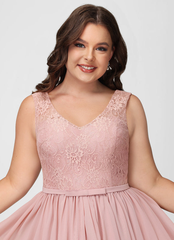Robe de Soirée Rêve De Rose Poudrée - gallery 5