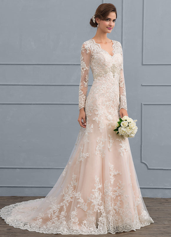 Robe de Soirée Sirène Tulle