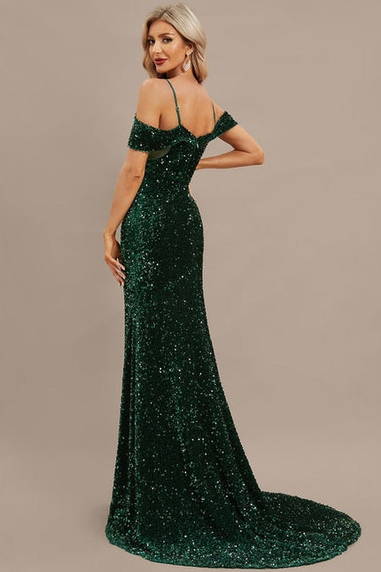 Robe de Soirée Lueur Émeraude - gallery 7