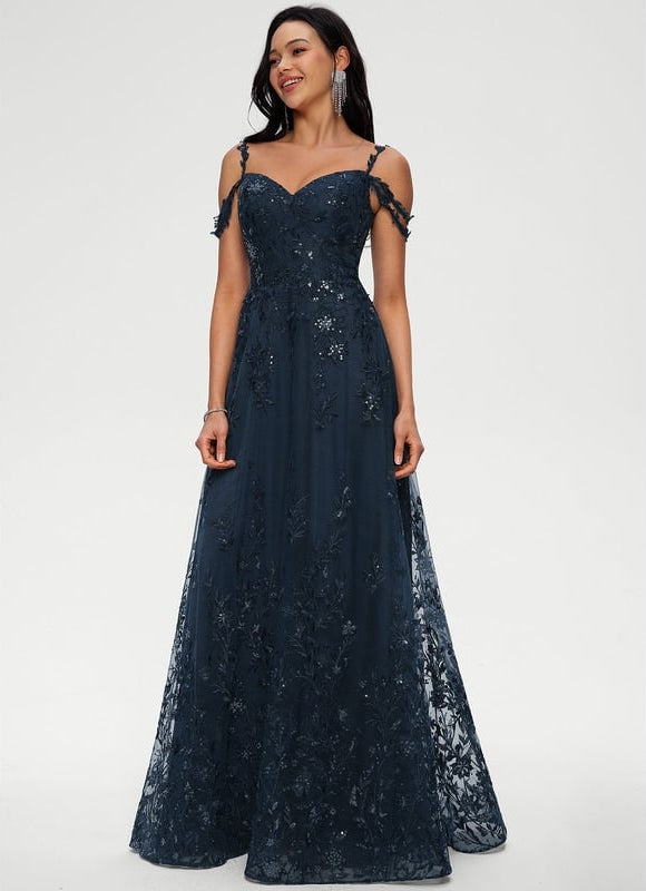 Robe de Soirée Velours Étoilé - gallery 3