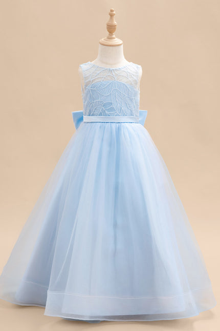 Robe de Soirée Ciel Tulle Élégant