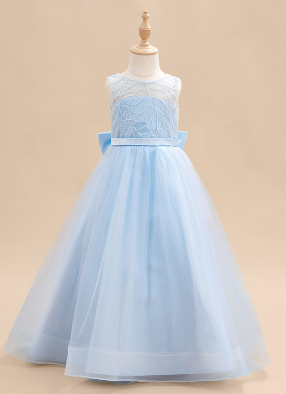 Robe de Soirée Ciel Tulle Élégant